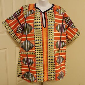 African print tunic